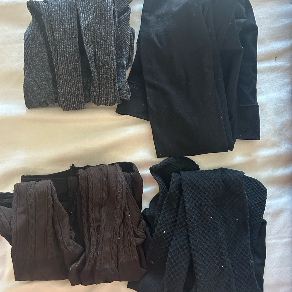Simply Vera Vera Wang Women's Hosiery Set - Black, Brown and Gray Lot of 8 - Picture 3 of 10